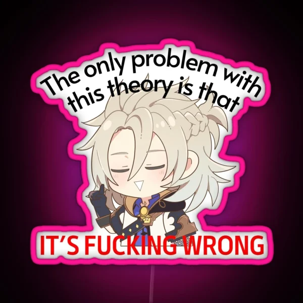 Genshin Impact Albedo The Only Problem With This Theory RGB Neon Sign