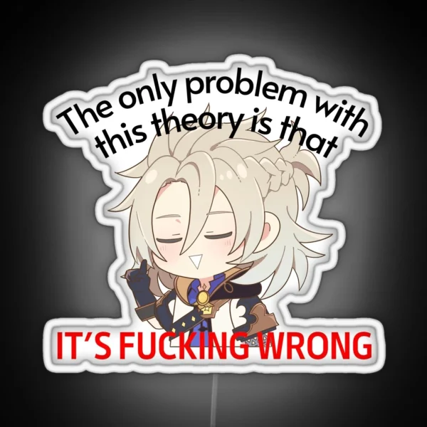 Genshin Impact Albedo The Only Problem With This Theory RGB Neon Sign