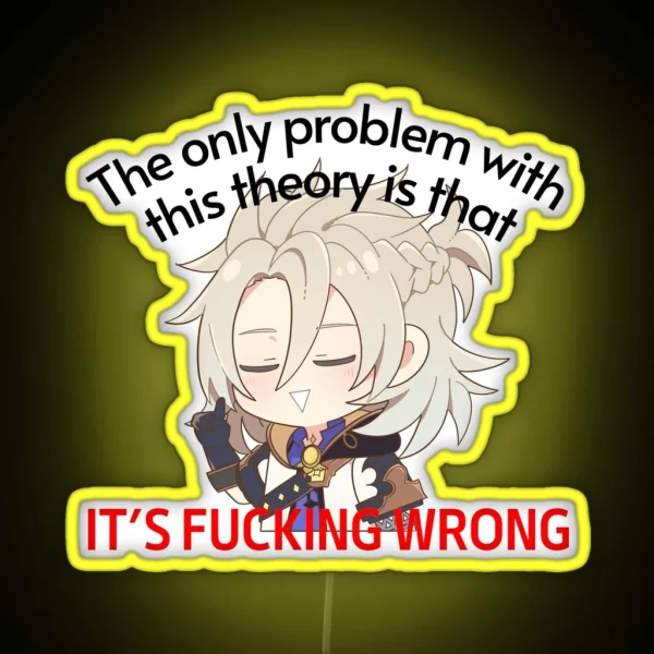 Genshin Impact Albedo The Only Problem With This Theory RGB Neon Sign