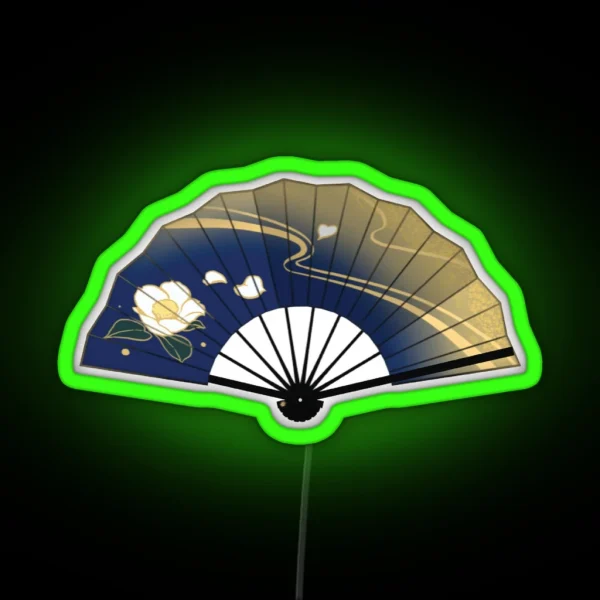 Genshin Impact Ayaka Fan RGB Neon Sign