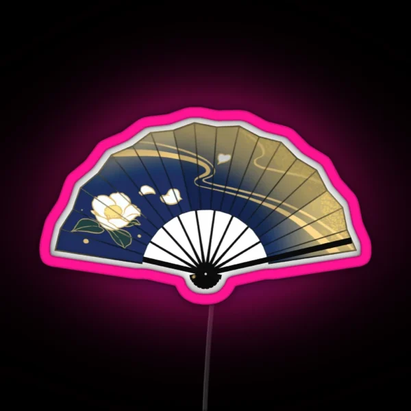 Genshin Impact Ayaka Fan RGB Neon Sign