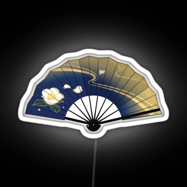 Genshin Impact Ayaka Fan RGB Neon Sign
