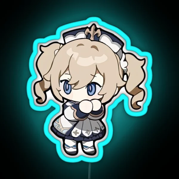 Genshin Impact Barbara Look RGB Neon Sign