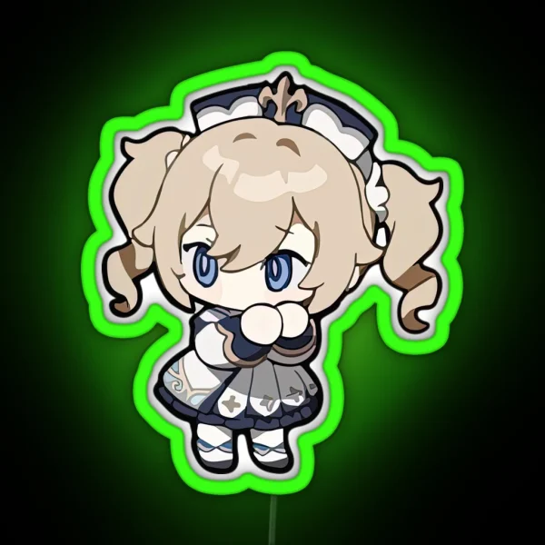 Genshin Impact Barbara Look RGB Neon Sign