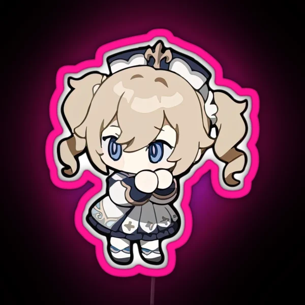 Genshin Impact Barbara Look RGB Neon Sign