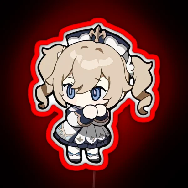 Genshin Impact Barbara Look RGB Neon Sign