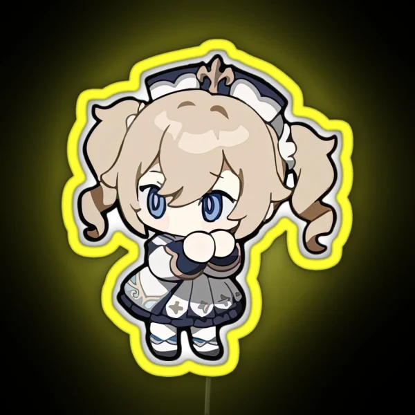 Genshin Impact Barbara Look RGB Neon Sign