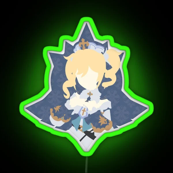 Genshin Impact Barbara Minimalism RGB Neon Sign