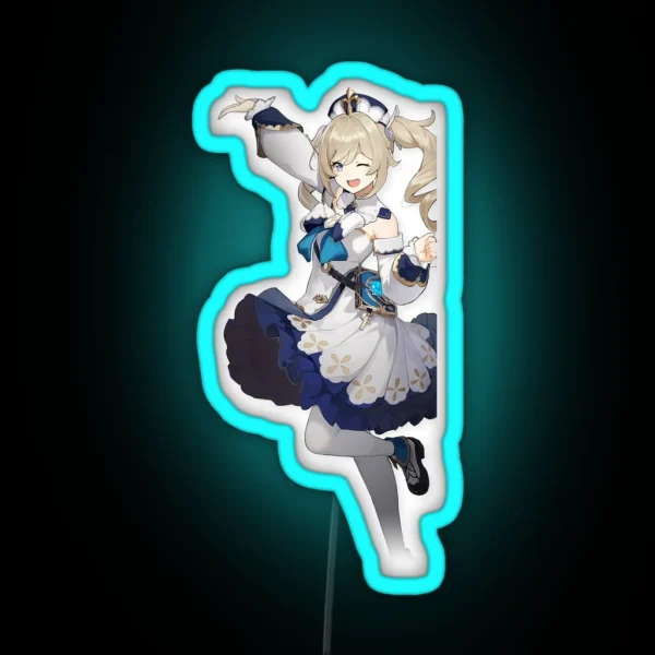 Genshin Impact Barbara RGB Neon Sign