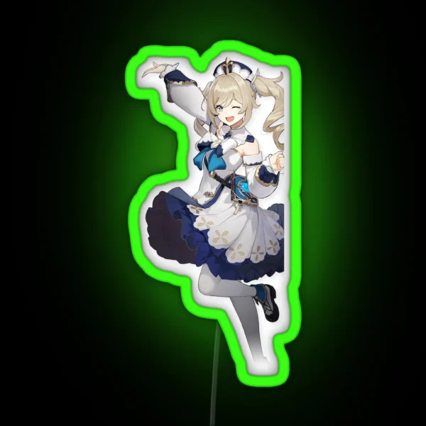 Genshin Impact Barbara RGB Neon Sign