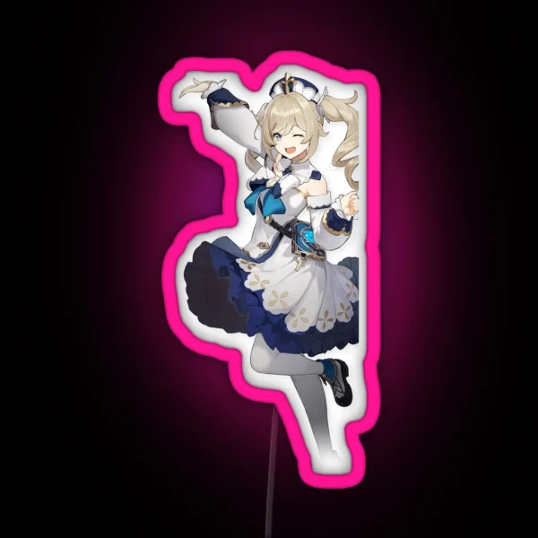 Genshin Impact Barbara RGB Neon Sign