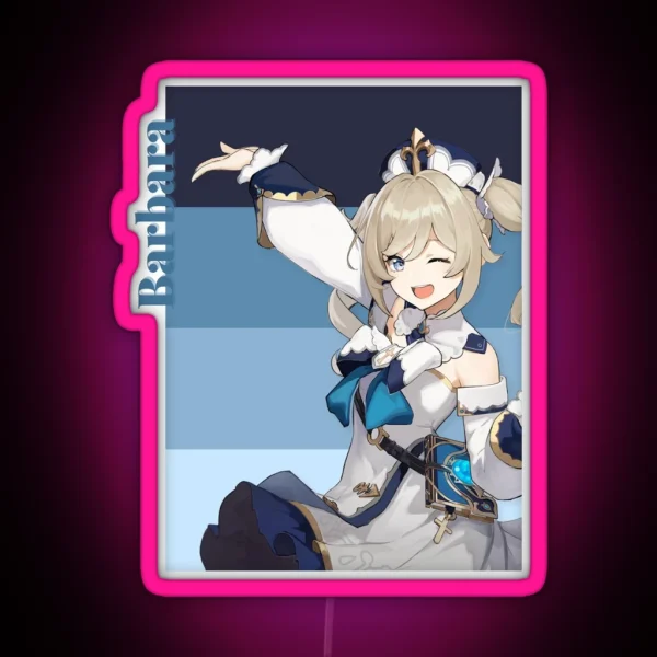 Genshin Impact Barbara RGB Neon Sign