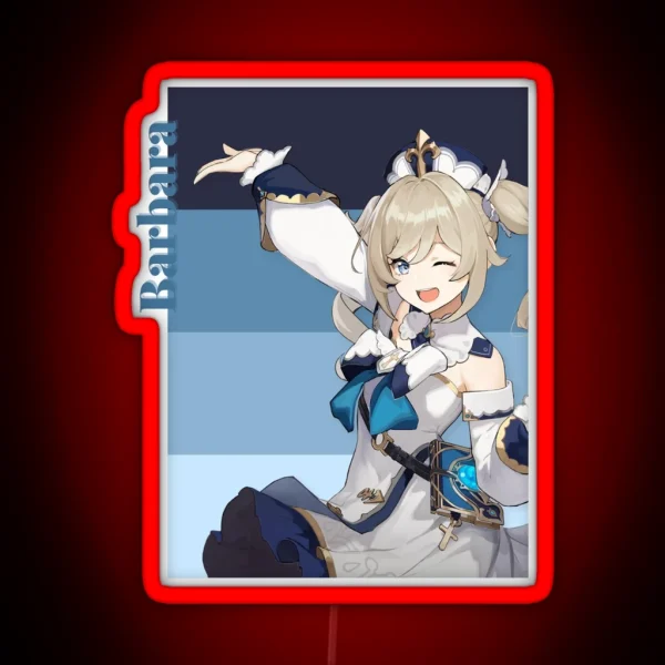 Genshin Impact Barbara RGB Neon Sign