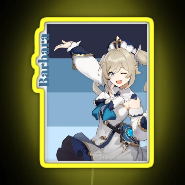 Genshin Impact Barbara RGB Neon Sign