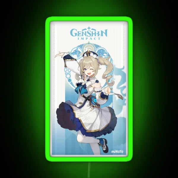 Genshin Impact Barbara RGB Neon Sign
