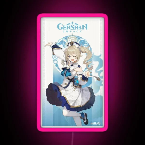 Genshin Impact Barbara RGB Neon Sign