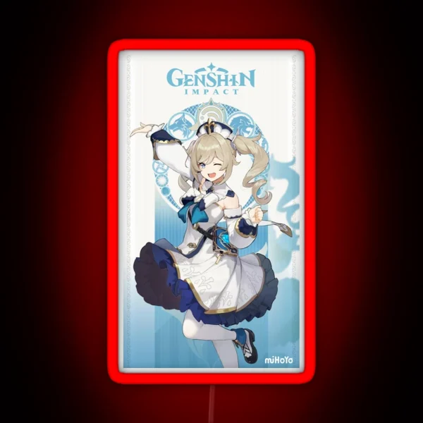 Genshin Impact Barbara RGB Neon Sign