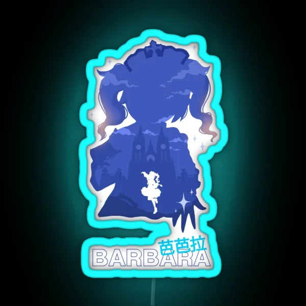 Genshin Impact Barbara RGB Neon Sign