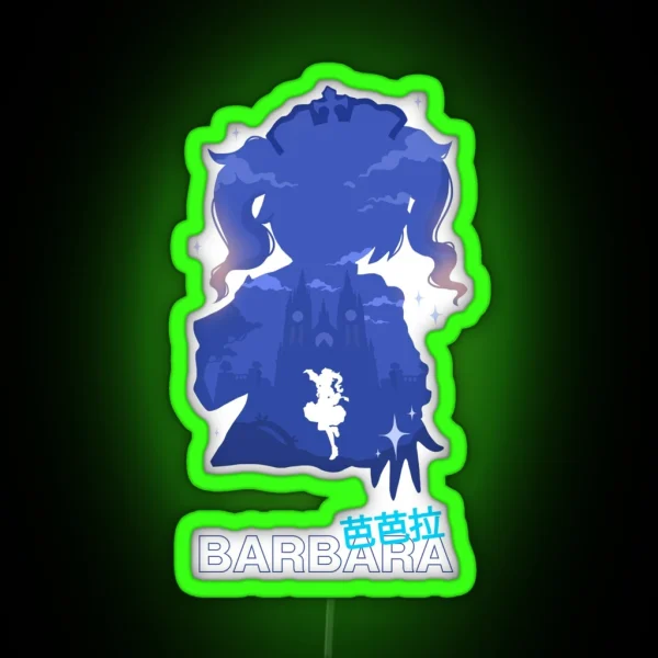 Genshin Impact Barbara RGB Neon Sign