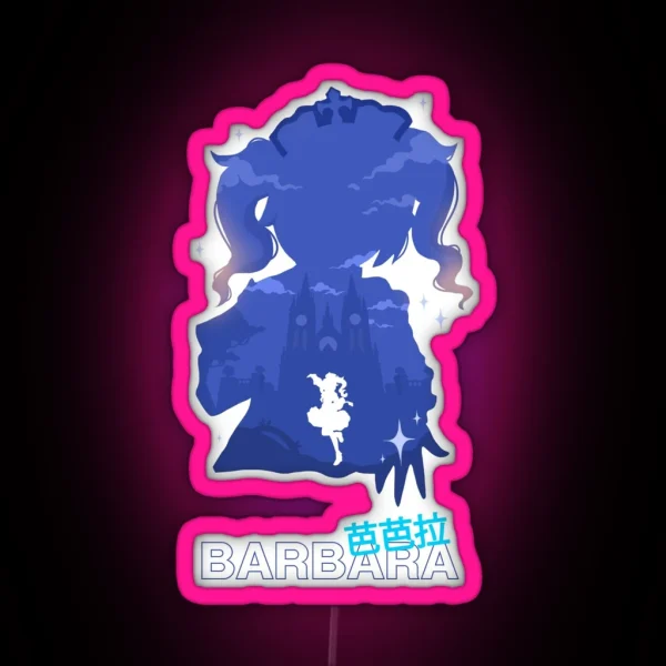 Genshin Impact Barbara RGB Neon Sign