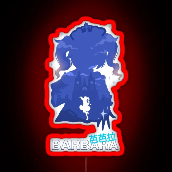 Genshin Impact Barbara RGB Neon Sign
