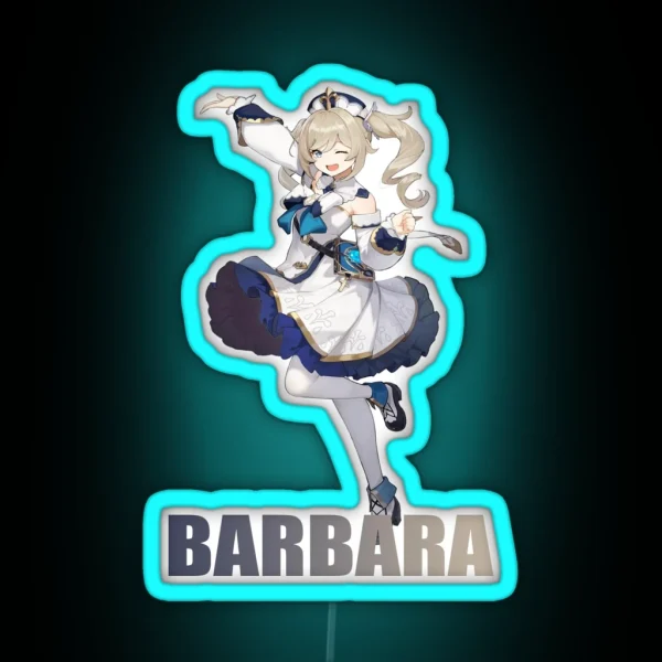 Genshin Impact Barbara RGB Neon Sign