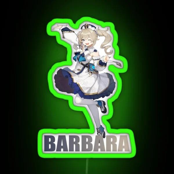 Genshin Impact Barbara RGB Neon Sign