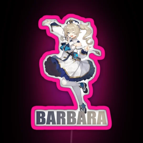 Genshin Impact Barbara RGB Neon Sign