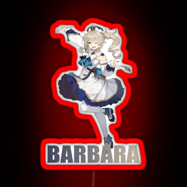 Genshin Impact Barbara RGB Neon Sign