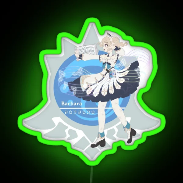 Genshin Impact Barbara RGB Neon Sign