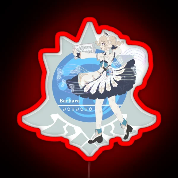 Genshin Impact Barbara RGB Neon Sign