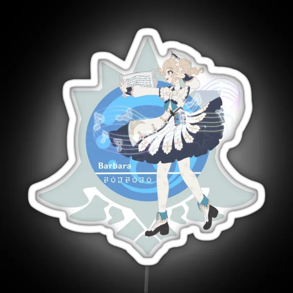 Genshin Impact Barbara RGB Neon Sign