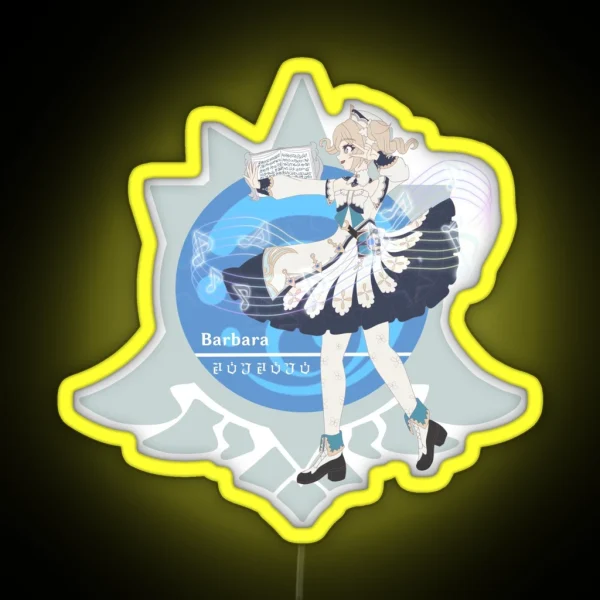 Genshin Impact Barbara RGB Neon Sign