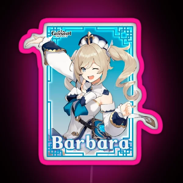 Genshin Impact Barbara RGB Neon Sign