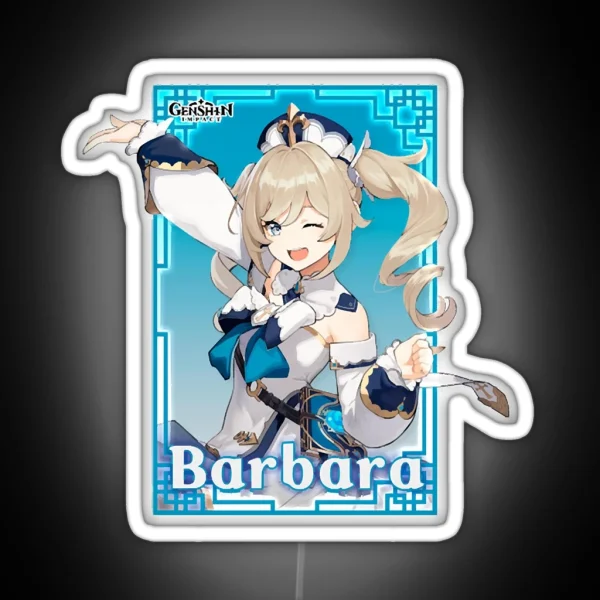 Genshin Impact Barbara RGB Neon Sign