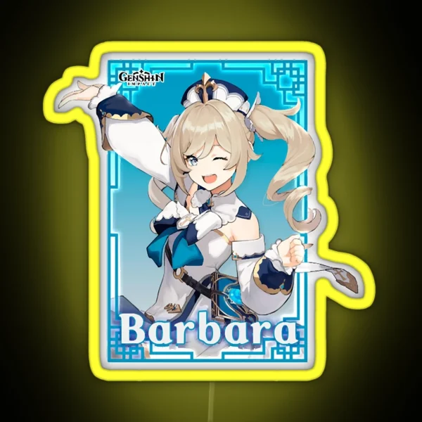 Genshin Impact Barbara RGB Neon Sign