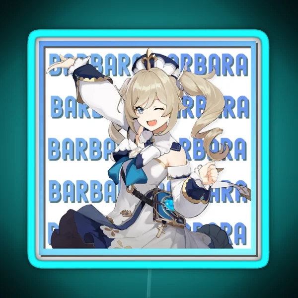 Genshin Impact Barbara RGB Neon Sign
