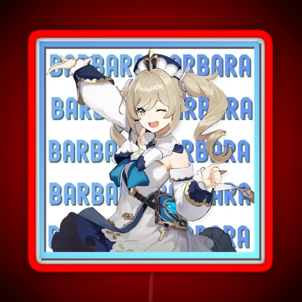 Genshin Impact Barbara RGB Neon Sign