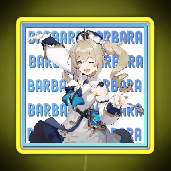 Genshin Impact Barbara RGB Neon Sign