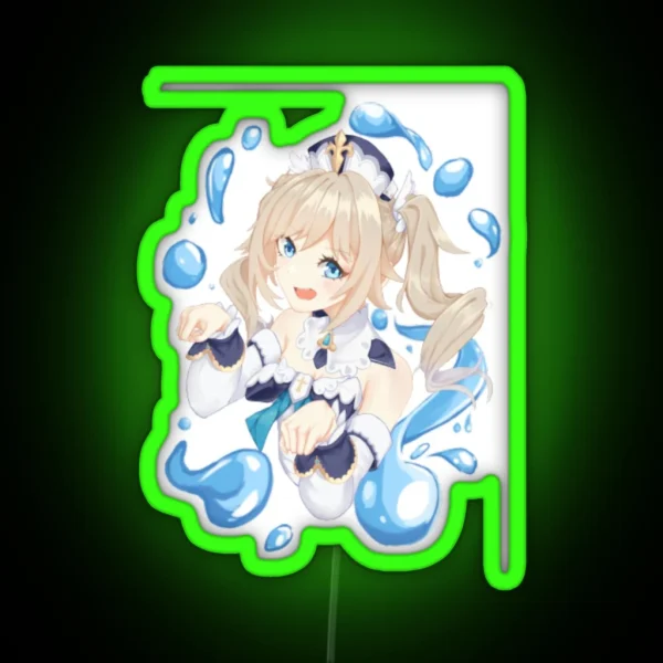 Genshin Impact Barbara RGB Neon Sign