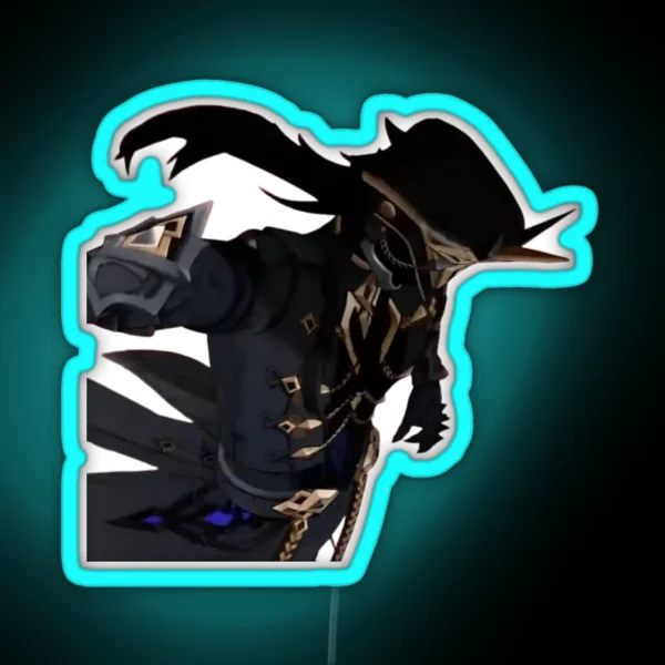Genshin Impact Capitano RGB Neon Sign
