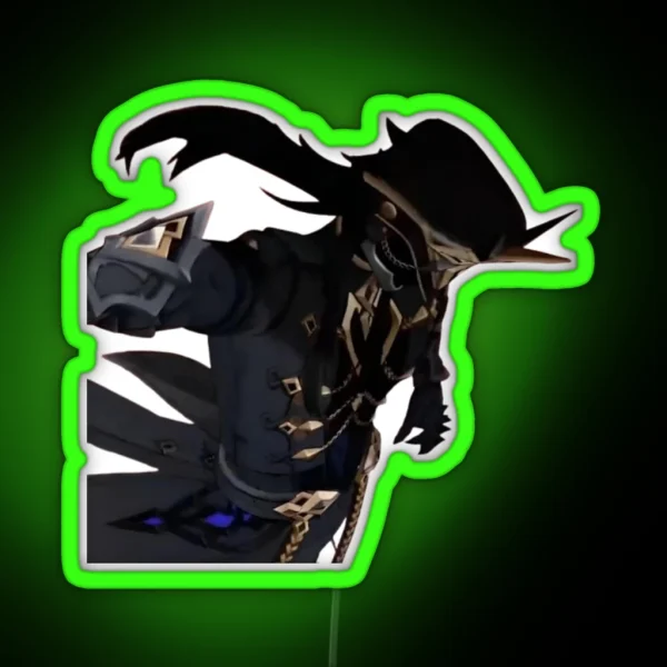 Genshin Impact Capitano RGB Neon Sign