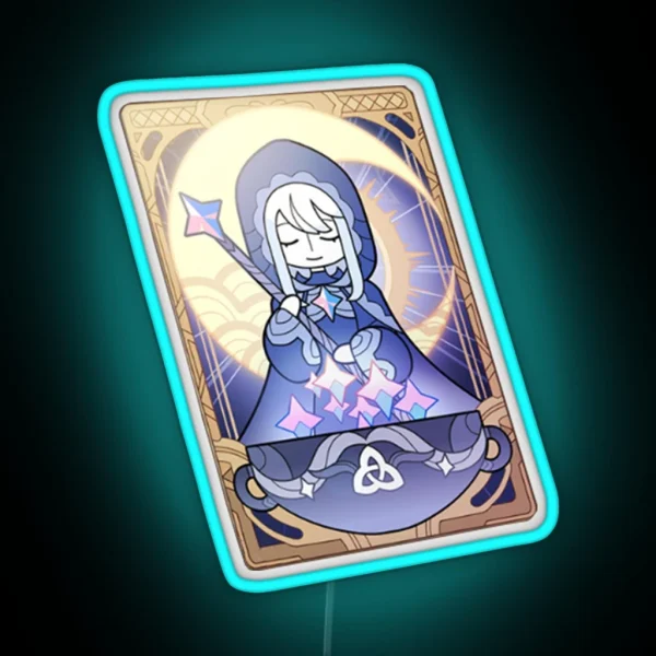 Genshin Impact Card RGB Neon Sign