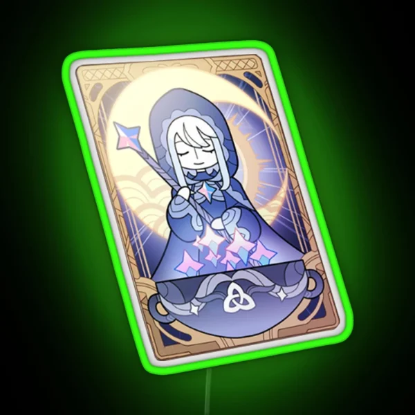 Genshin Impact Card RGB Neon Sign