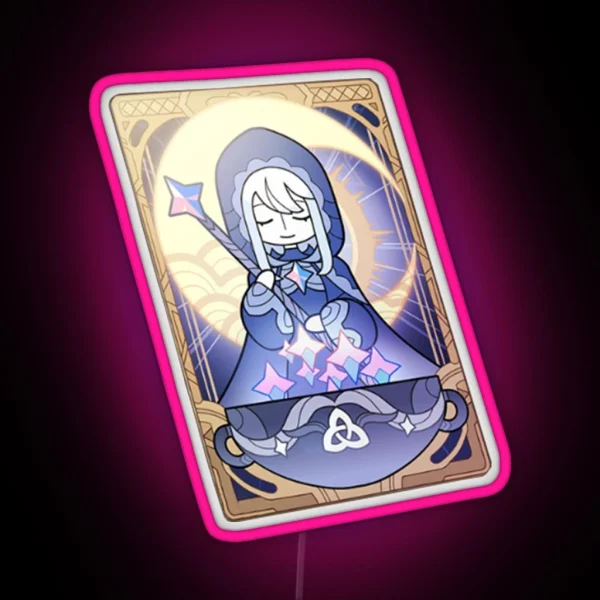 Genshin Impact Card RGB Neon Sign