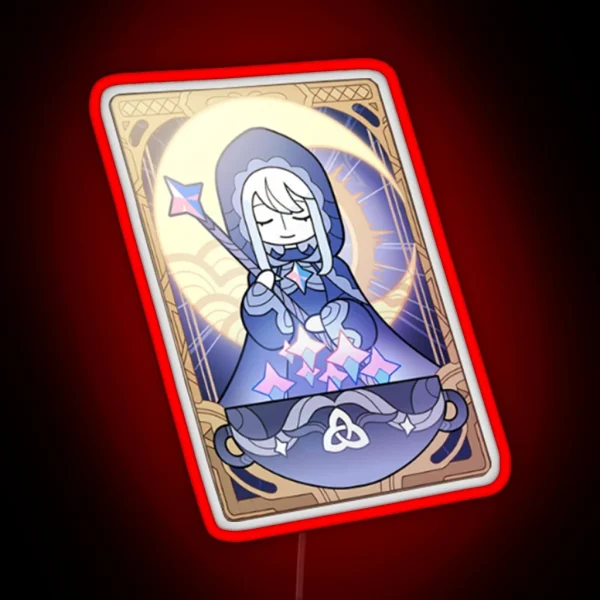 Genshin Impact Card RGB Neon Sign