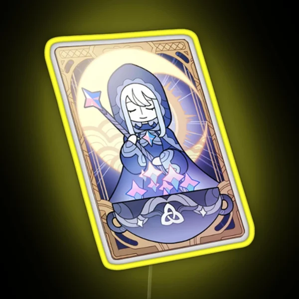 Genshin Impact Card RGB Neon Sign