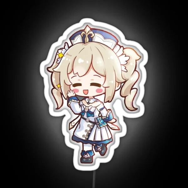 Genshin Impact Chibi Barbara Cute RGB Neon Sign