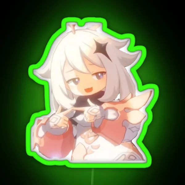 Genshin Impact Chibi Childe RGB Neon Sign