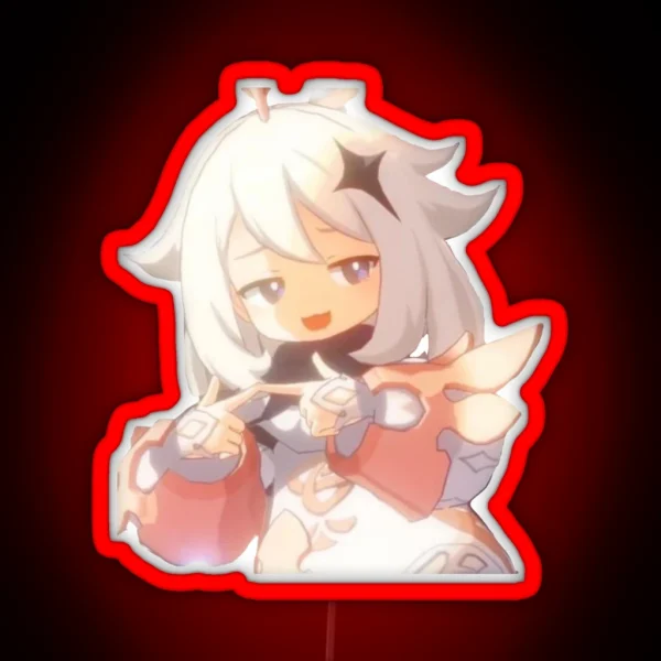 Genshin Impact Chibi Childe RGB Neon Sign